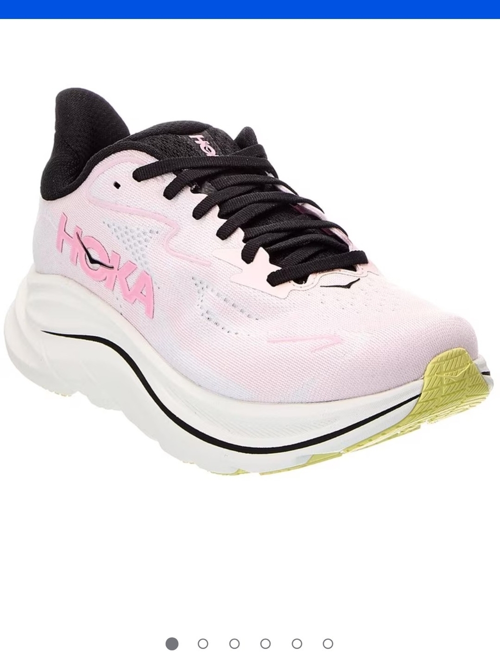 HOKA Clifton 10 Women's Pink Performance Running Shoe 11 Wide